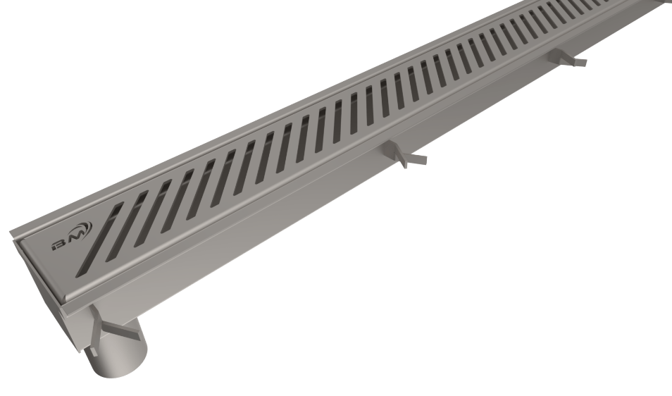 Canaleta de Drenagem Linear em Inox
